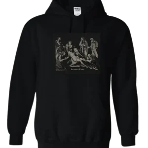 because of him classic hoodie